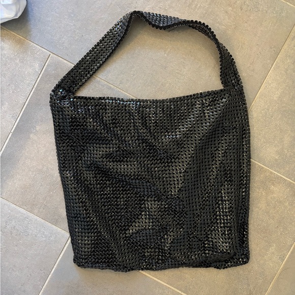 Paco Rabanne Black Mesh Tote - Picture 2 of 2